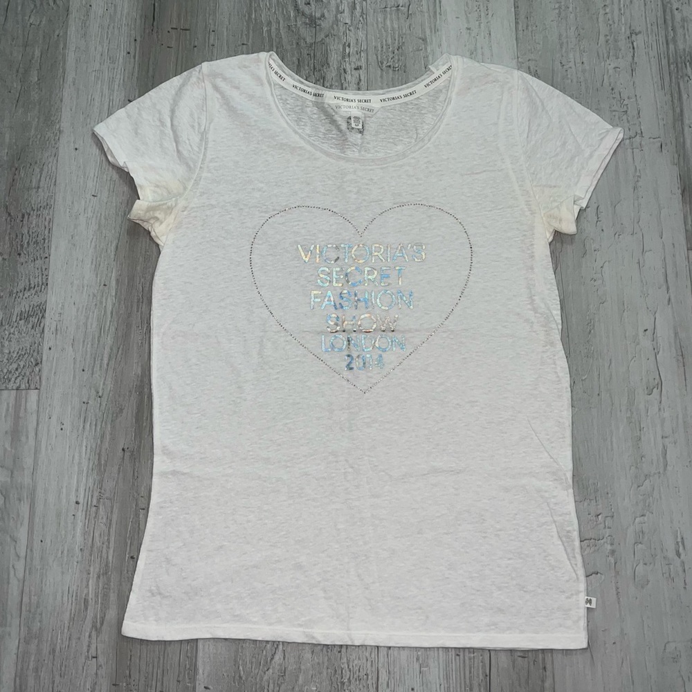 Victoria’s Secret 2014 London Fashion Show White T-Shirt
